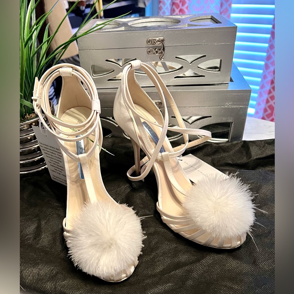 Sophia Webster Ivory Heels Size 40.5 / 10.5 New w/tags - Picture 3 of 6